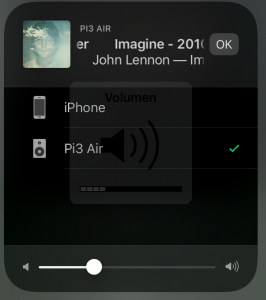 Airplay de audio en la Raspberry Pi iOS 11